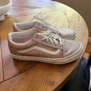 Glitter Vans sneaker party glitter pink